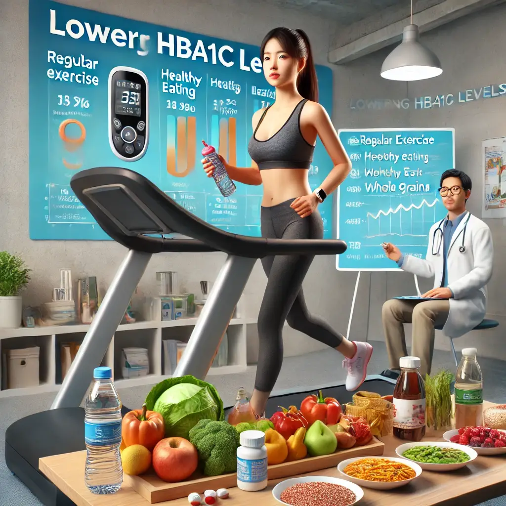 당화혈색소 낮추기 체중 관리 스트레스 관리