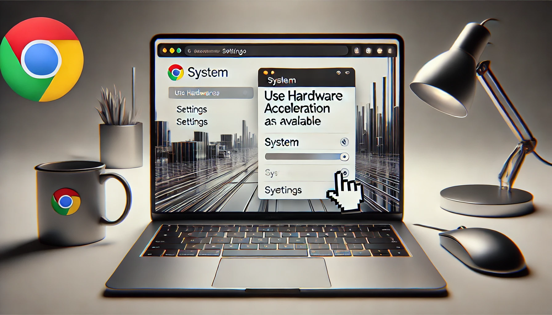 크롬 브라우저에서 마우스 커서 사라짐 문제 해결 방법