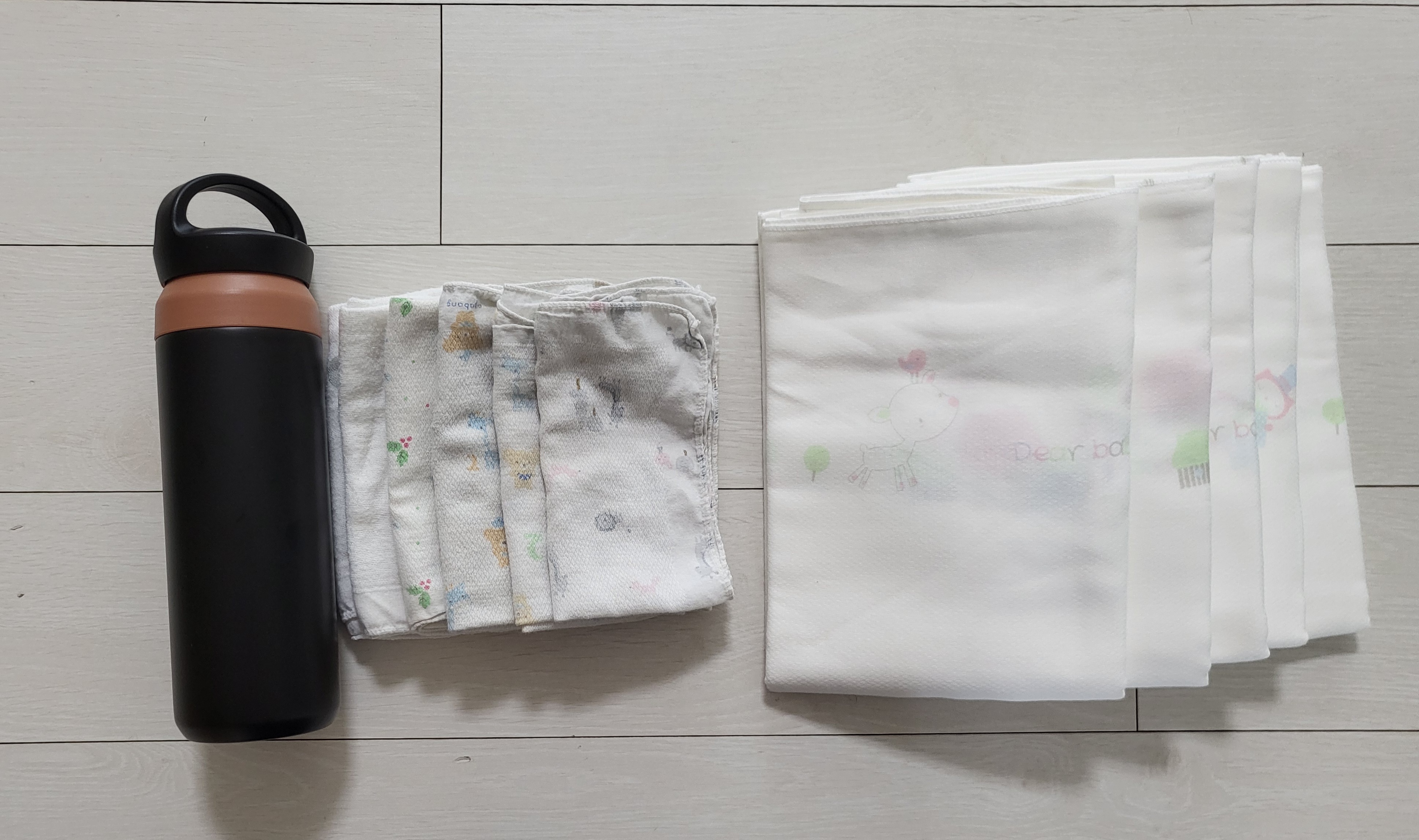 텀블러, 손수건, 천기저귀