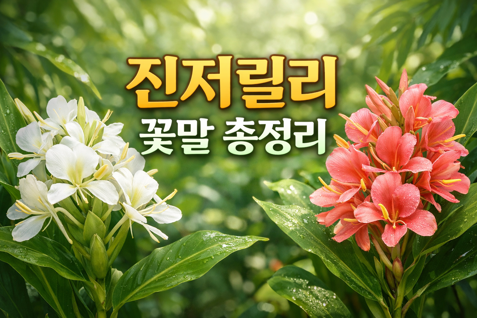 진저릴리 꽃말
