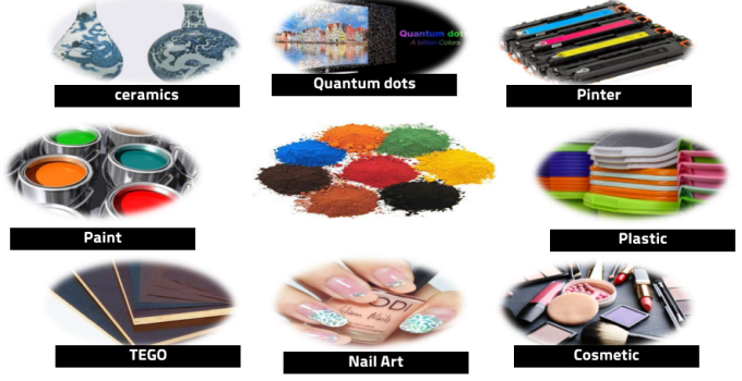 안료의 대표적인 적용분야