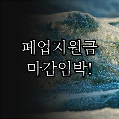 희망리턴패키지 원스톱폐업지원 항목별 ..