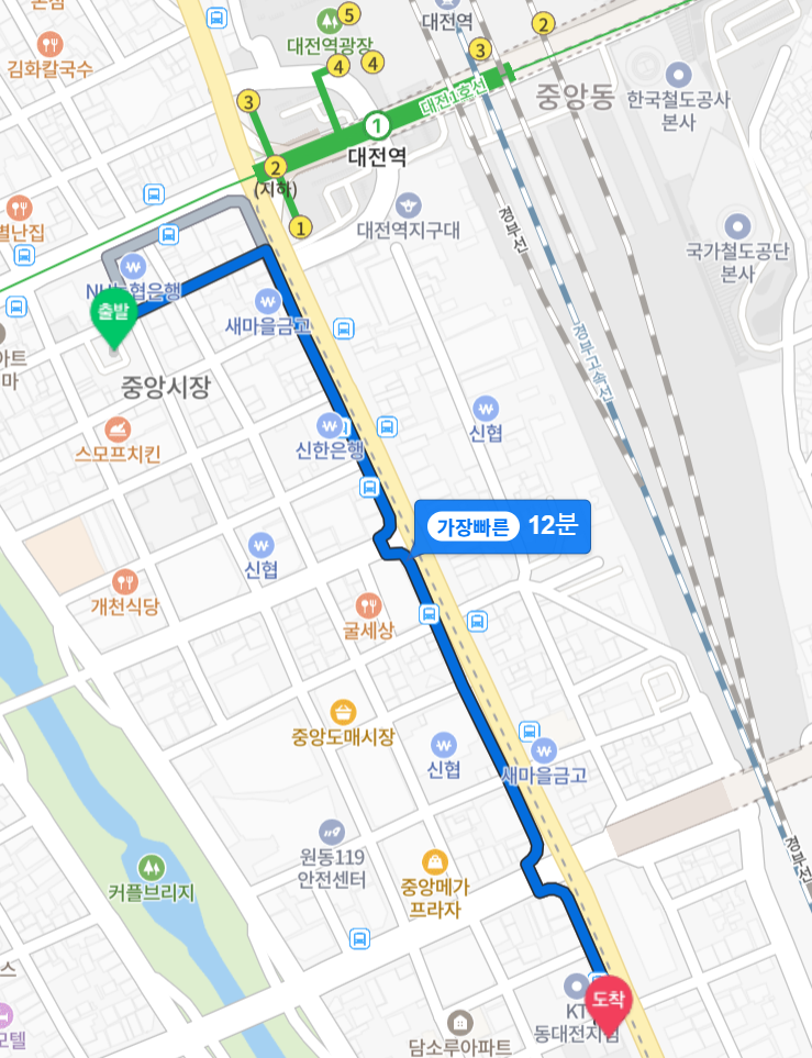 중앙시장 공영주차장