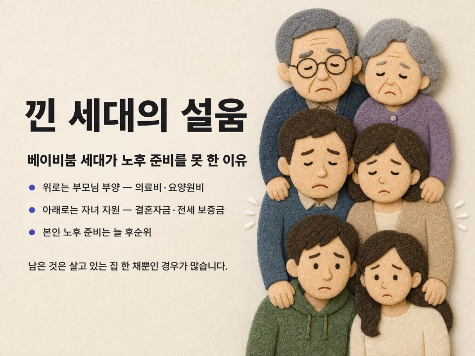 낀 세대의 설움
