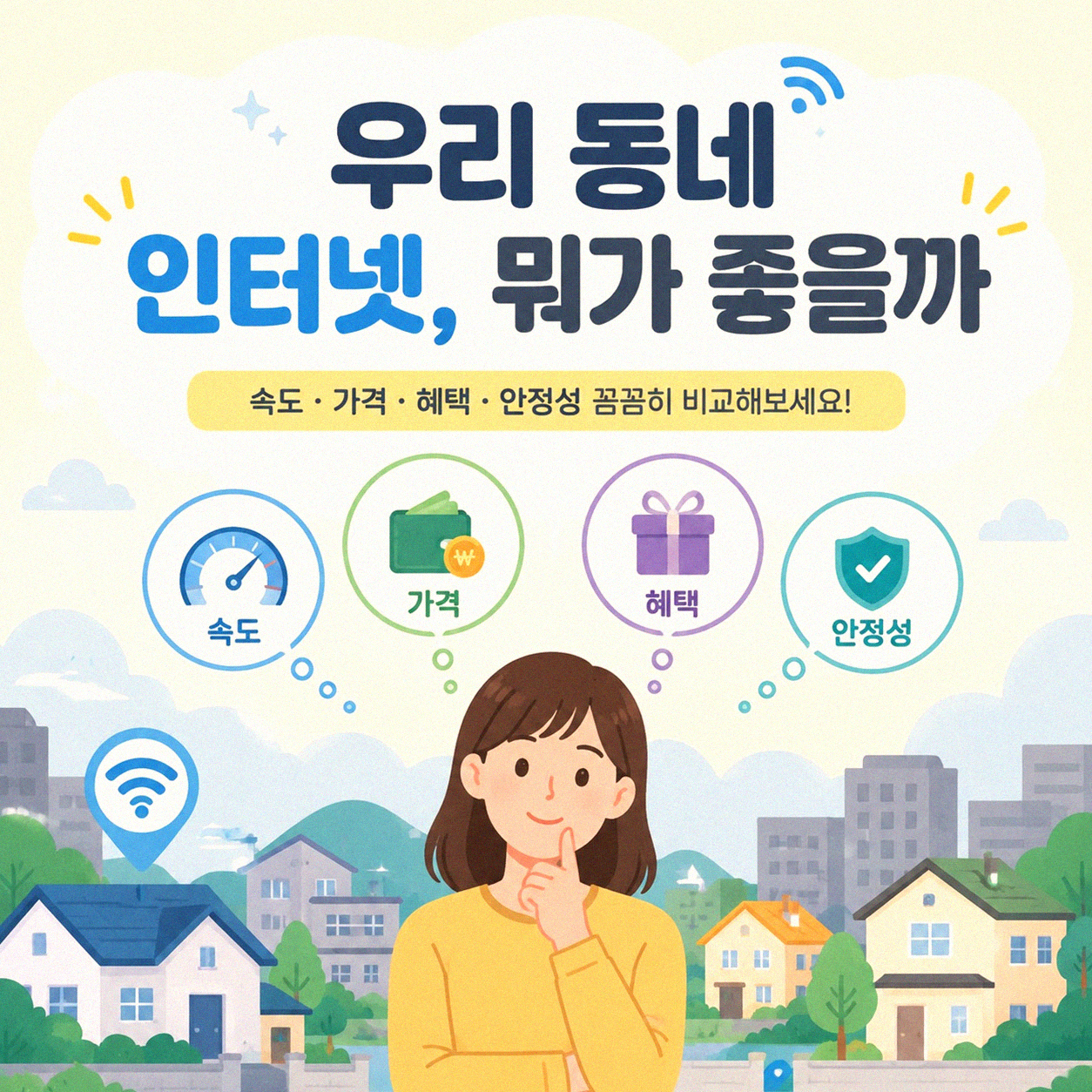 우리 동네 인터넷, 지역 유선 방송 비교해 보니