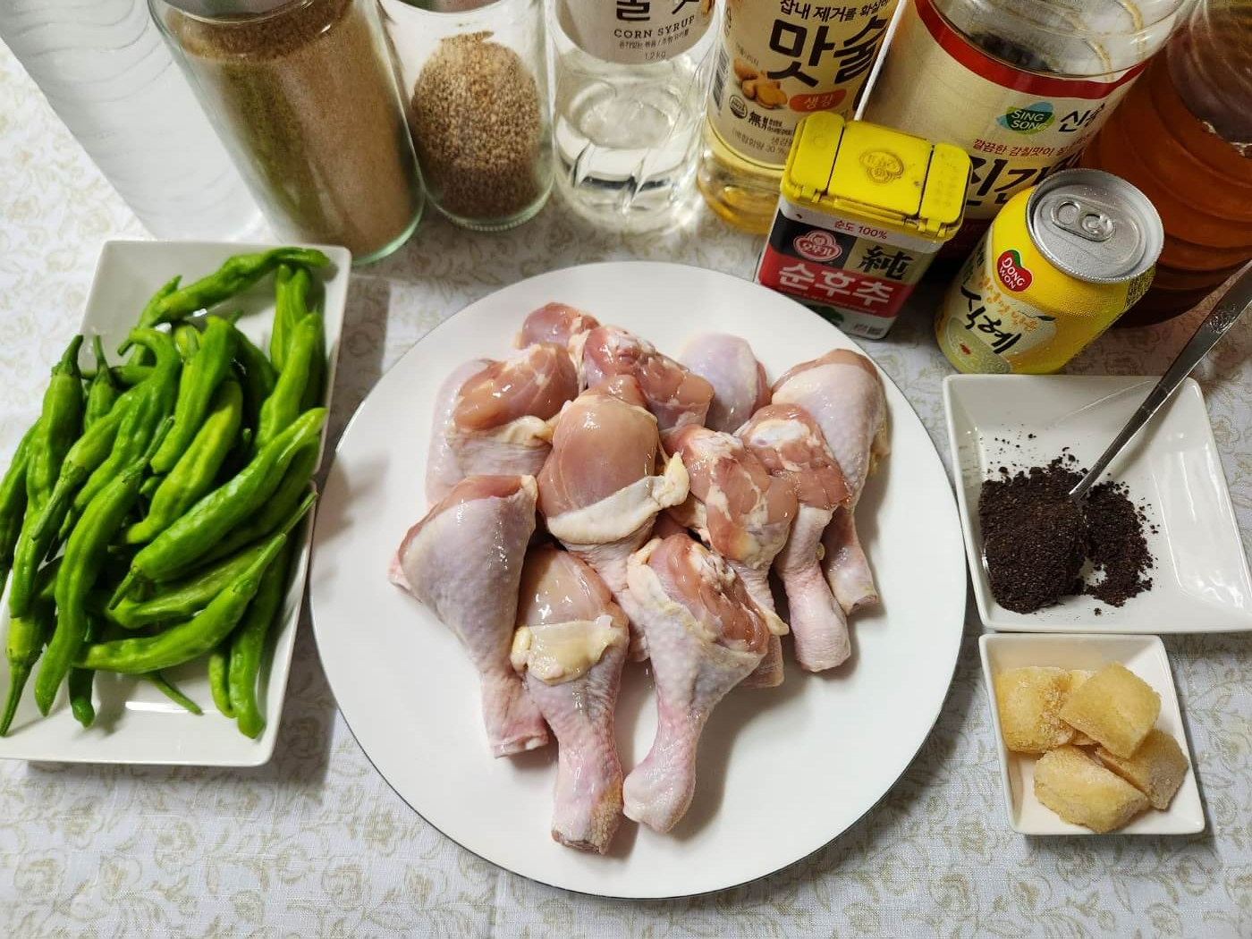 닭요리 요리재료