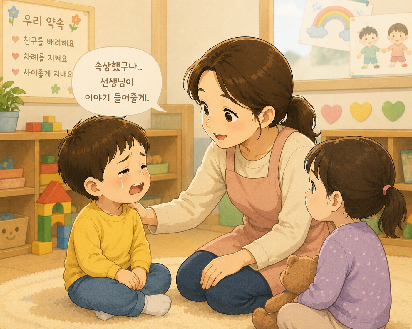 아이가 친구를 때렸어요. 부모는 어떻게 대처해야 할까요?