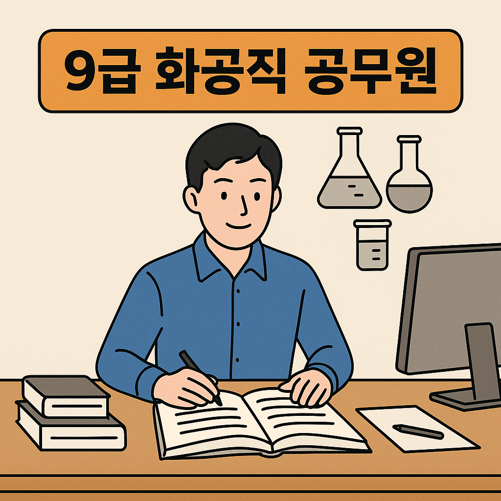 9급 화공직 공무원 완전정복!📘 시험과목, 전망, 준비방법까지 한눈에!