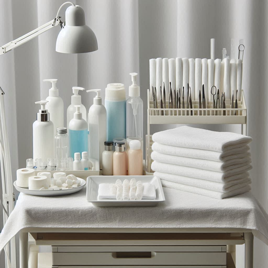 피부,체형관리 샵 배경