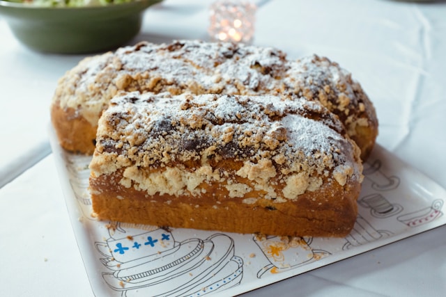 애플 크럼블 케이크 관련 이미지