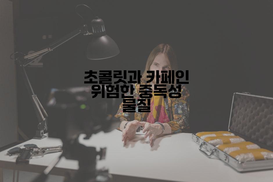 초콜릿과 카페인 위험한 중독성 물질