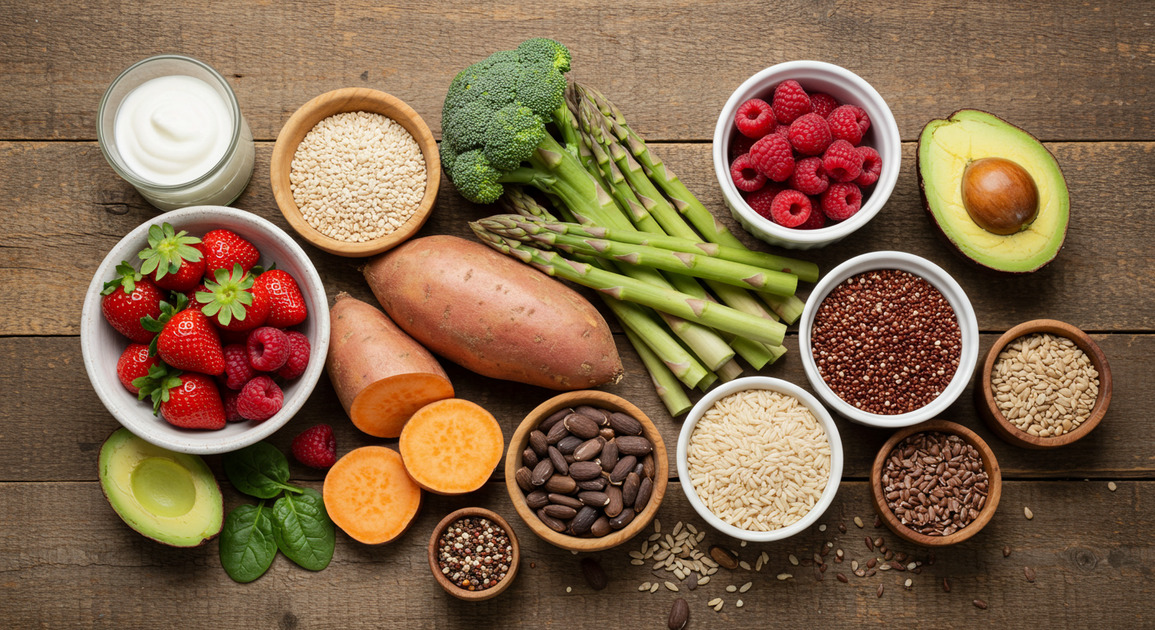 생활 속 항염에 도움되는 식단 이미지