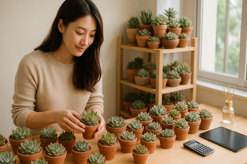다육식물 판매로 월 200만원