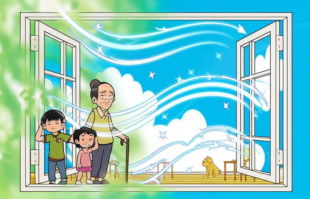 벽지 도배 후 완벽한 건조 및 유해 ..