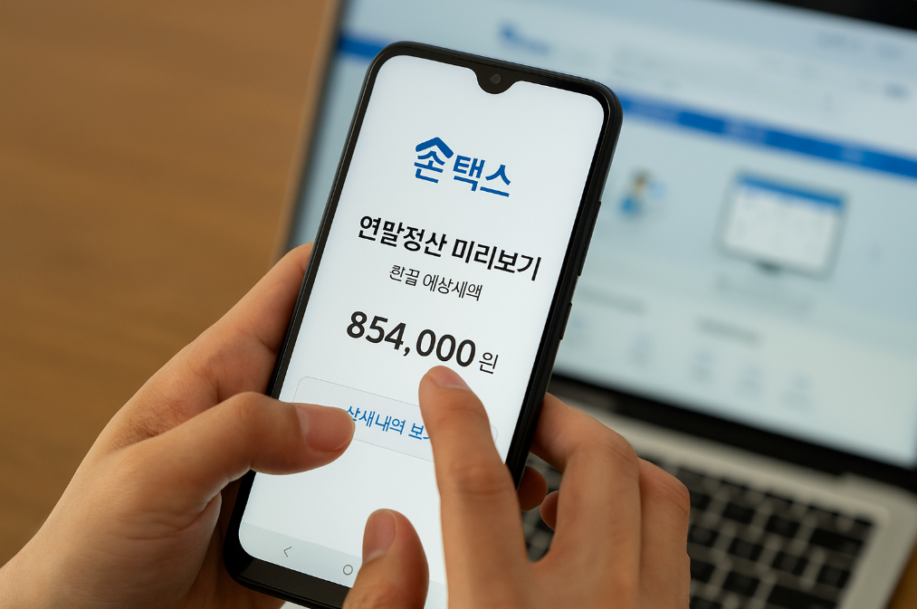 2025 연말정산 홈택스 환급금 미리 확인하는 법