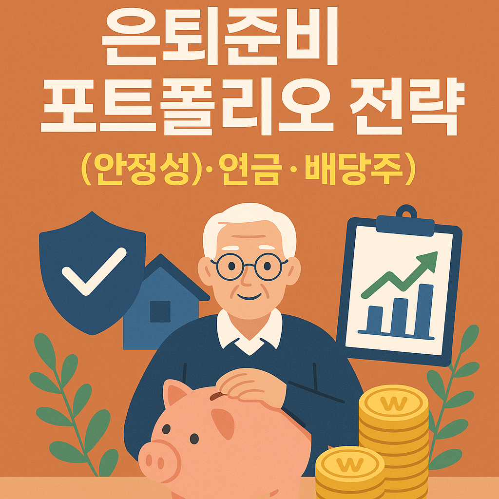 은퇴준비 포트폴리오 전략 (안정성, 연금, 배당주)