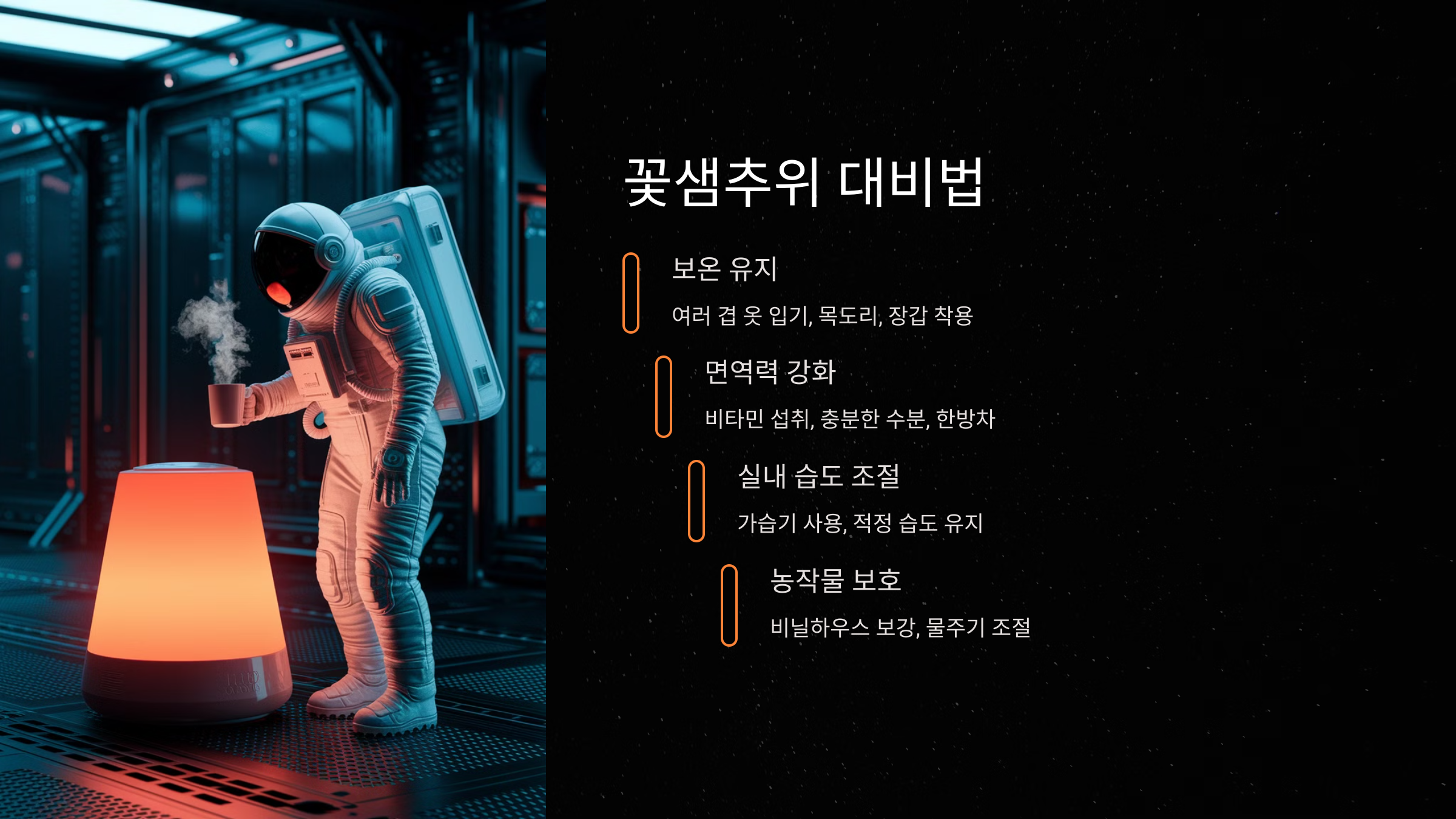 꽃샘추위를 대비하는 방법