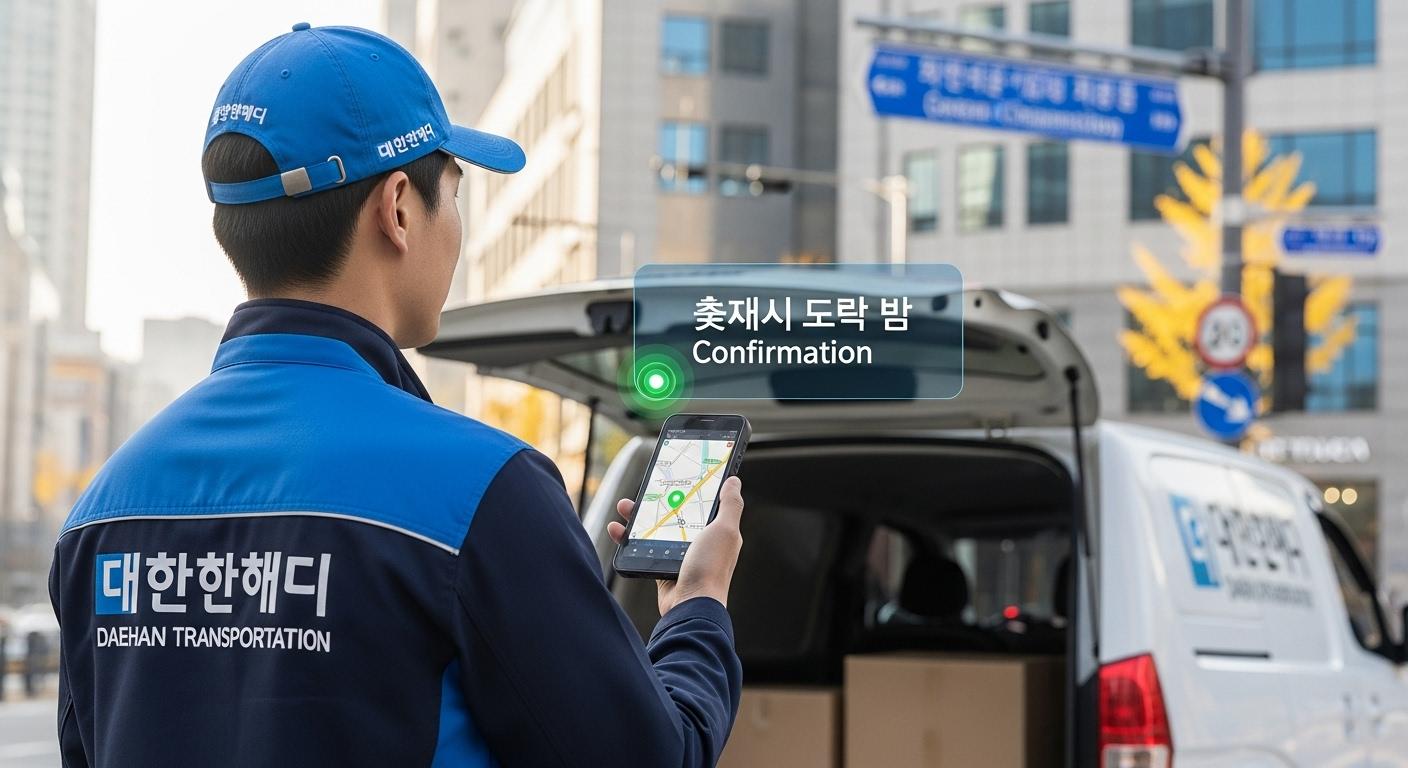 대한통운 실시간 위치 확인