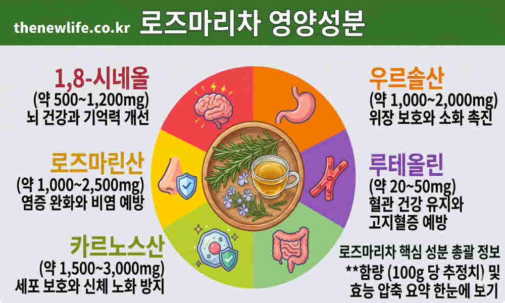 로즈마리차 효능 영양성분