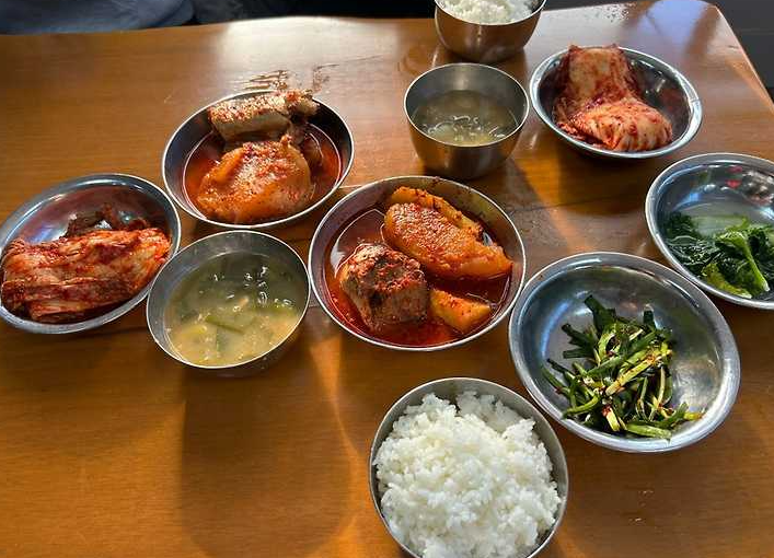 재첩국