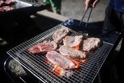 유명산 자연휴양림 바베큐