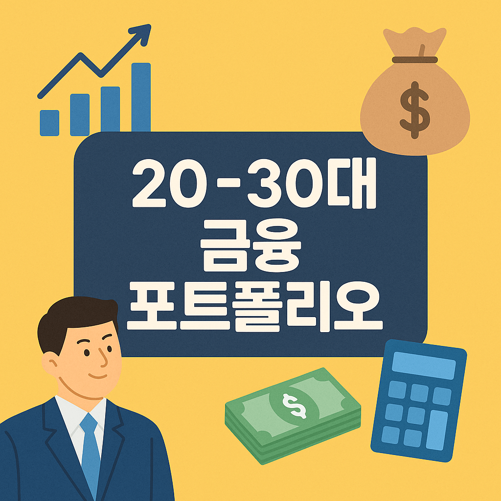 재테크 처음이라면? 20~30대 맞춤형 투자 포트폴리오 전략