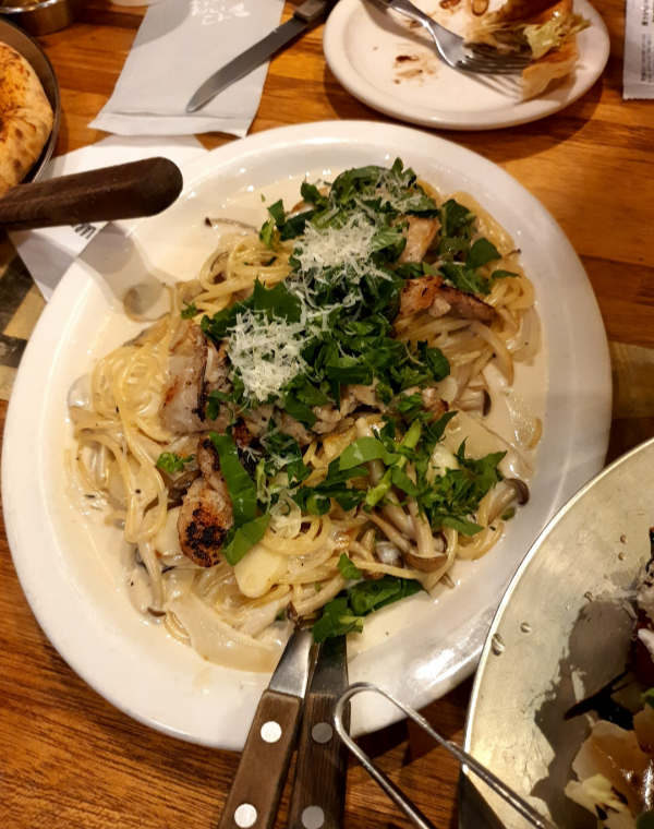 치킨새루파스타