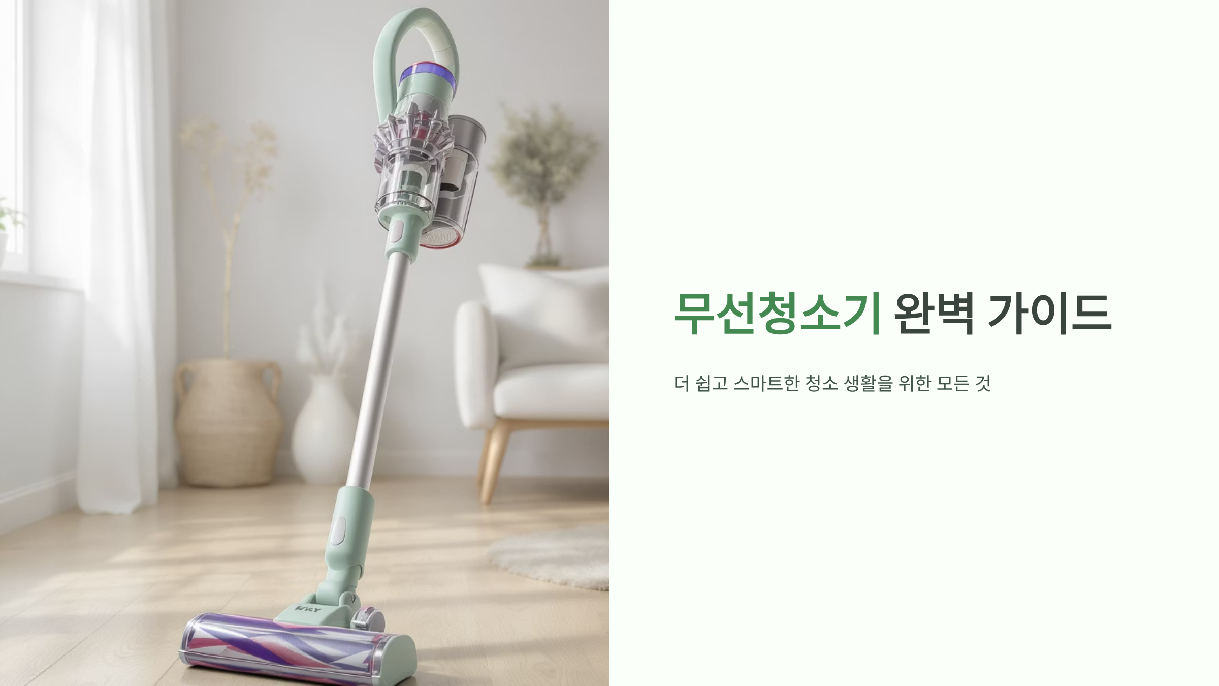 무선청소기 구매 전 필수 체크포인트