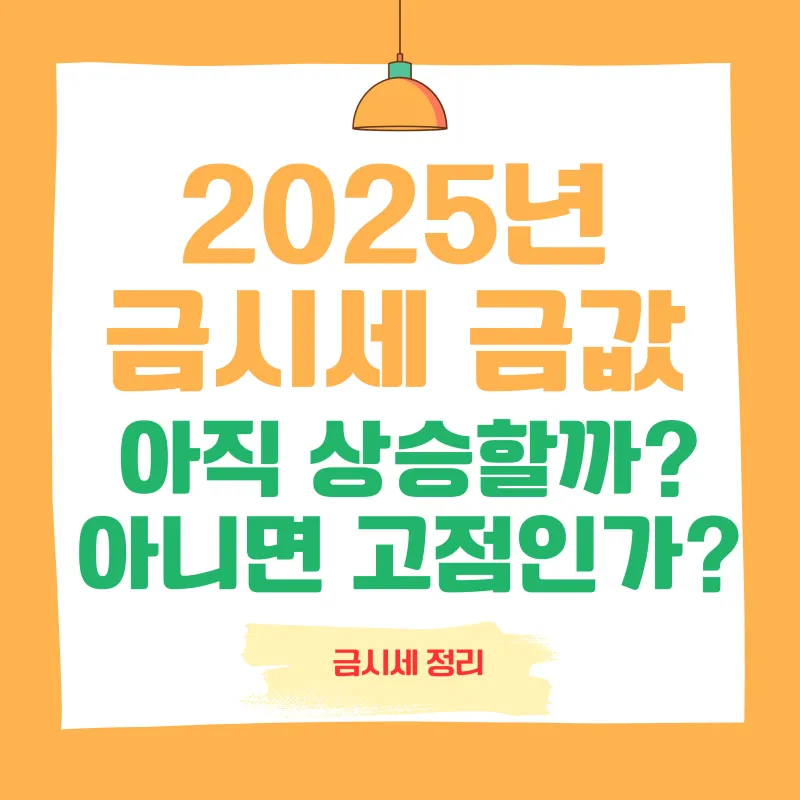 금 시세 전망 금값 상승 이유 정리_4