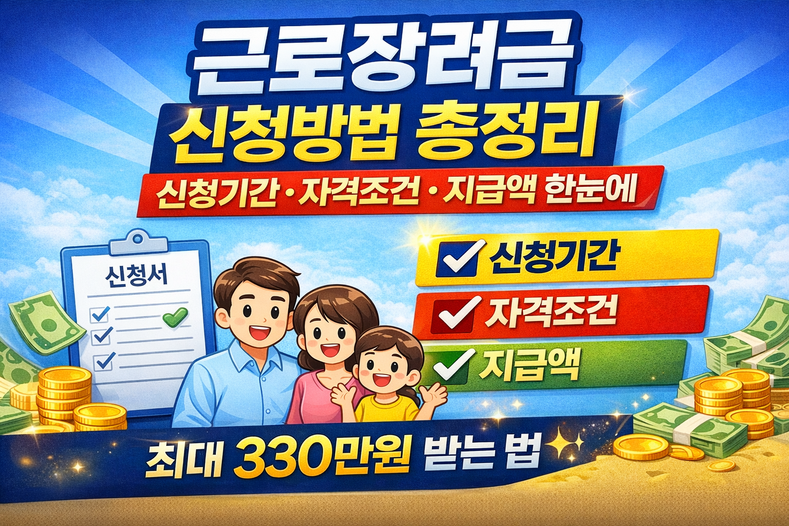 근로장려금 신청방법 총정리