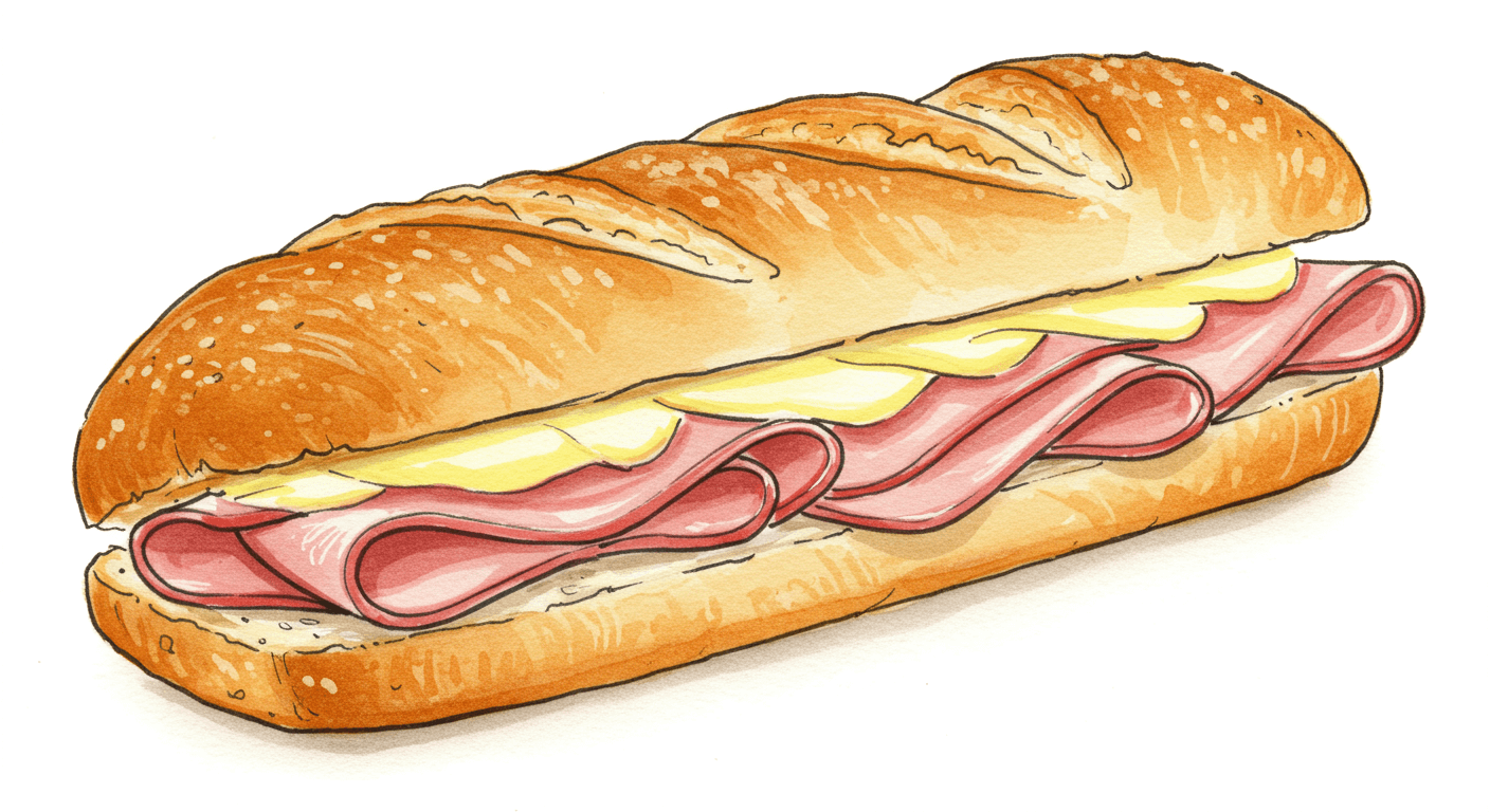 잠봉뵈르 샌드위치 프랑스음식 바게트 햄버터샌드위치 다이어트식단 레시피 브런치추천 건강식단 홈베이킹