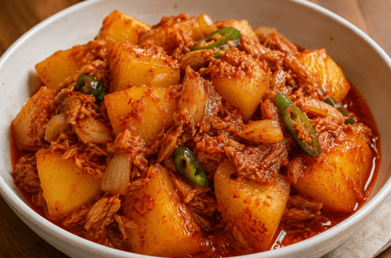 참치 감자조림
