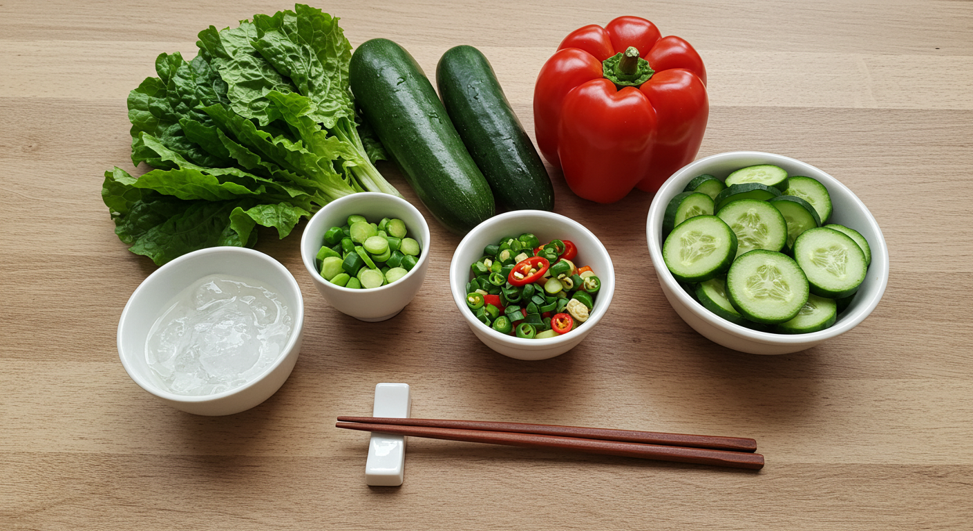 여름 제철 채소로 더위 이기는 지혜 – 열을 내려주는 식탁