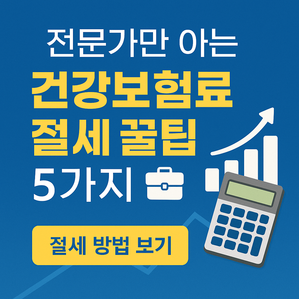법인대표 건강보험료 확 줄이는 5가지! 전문가가 추천하는 건강보험료 절세 비법!