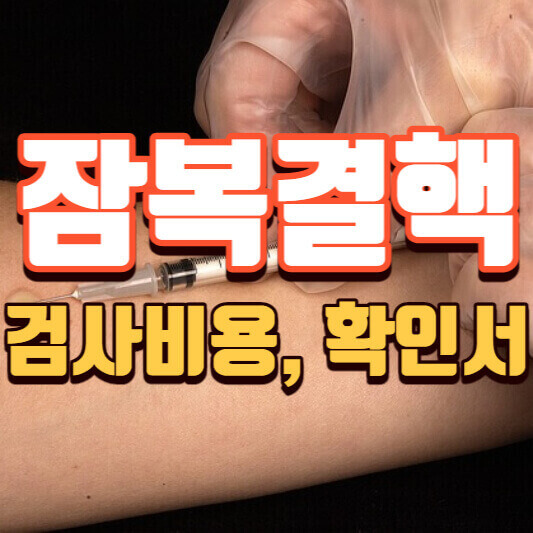 잠복결핵검사-비용-병원-확인서