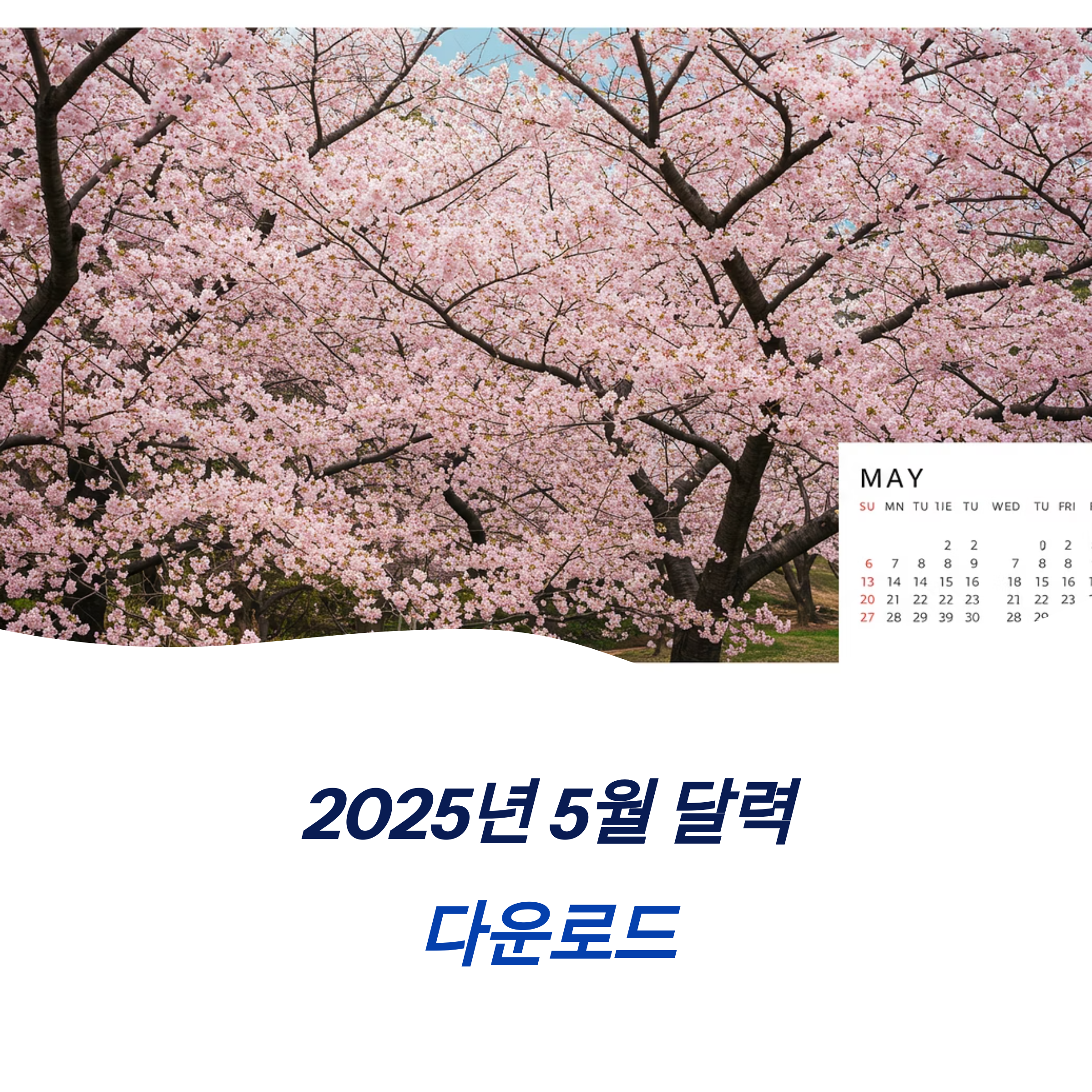 5월 달력 다운로드 공휴일 기념일 계절 행사 축제