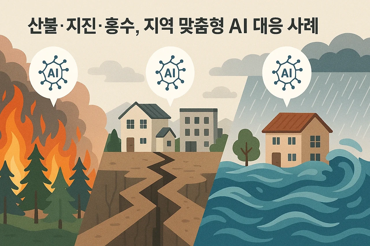 산불·지진·홍수, 지역 맞춤형 AI 대응 사례 관련 이미지
