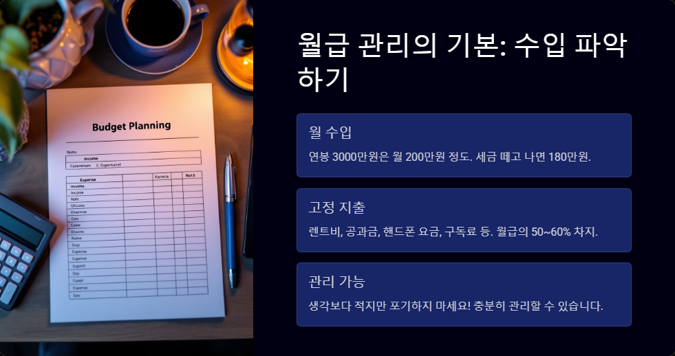 연봉 3000만원 직장인의 월급 관리와 재테크 노하우