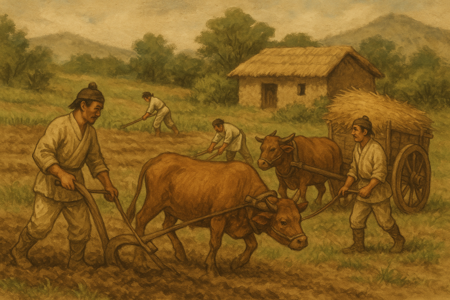 고구려 평민 노비의 삶 관련 이미지