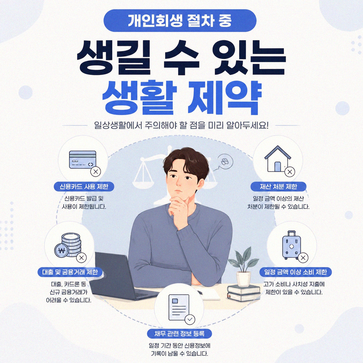 개인회생 할 때 뭘 못하게 되는지 알아봤습니다