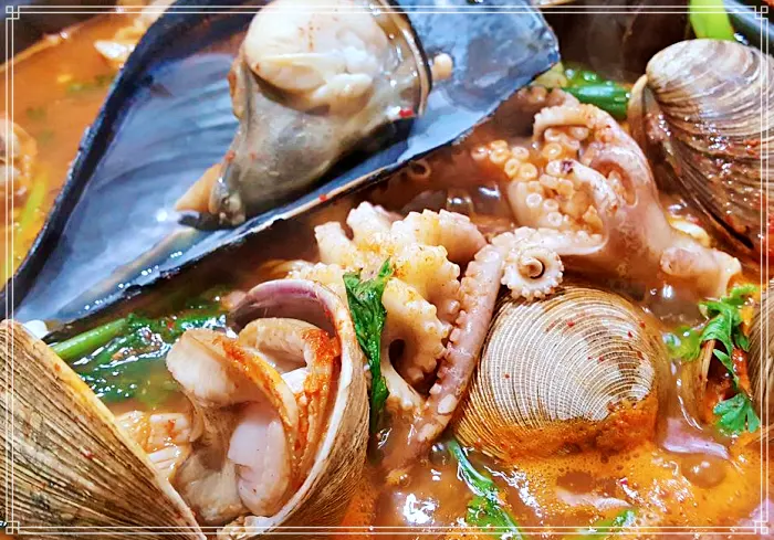 화성 송산 맛집 제철 맛조개 가득 찌개, 맛찌개