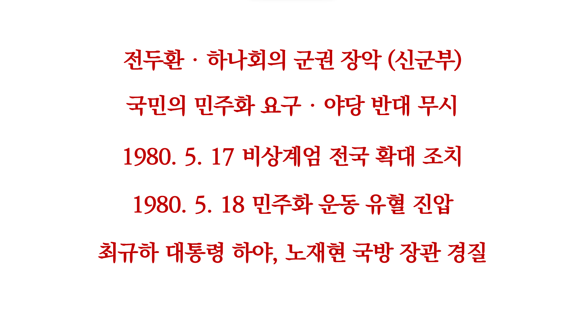 12.12 이후 신군부