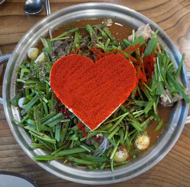 오늘N 하트 콩크림 감자탕 강릉시 초당순두부길 강릉초당콩감자탕