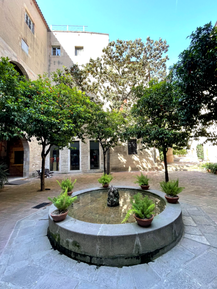 프레데릭 마레스 옆 안뜰