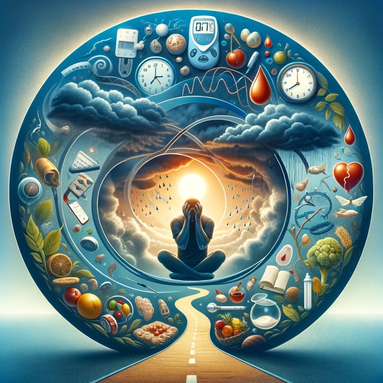 당뇨병과 스트레스 시각화