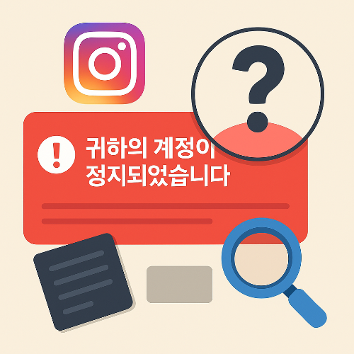 인스타 계정 정지 해제하는 법