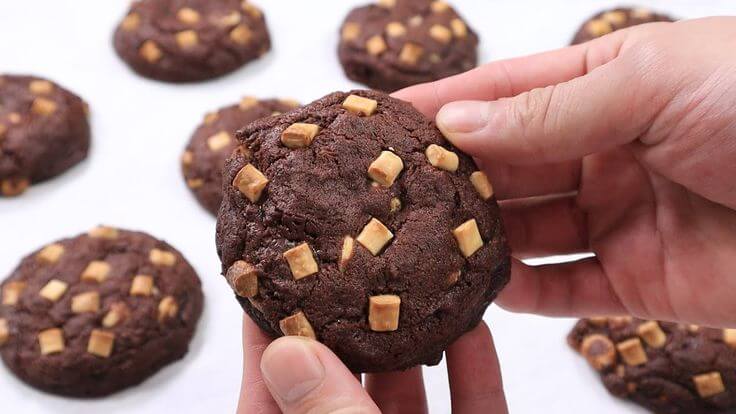 초코쿠키 음식 사진