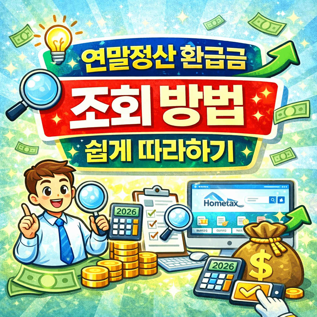 연말정산 환급금 조회 방법 쉽게 따라하기