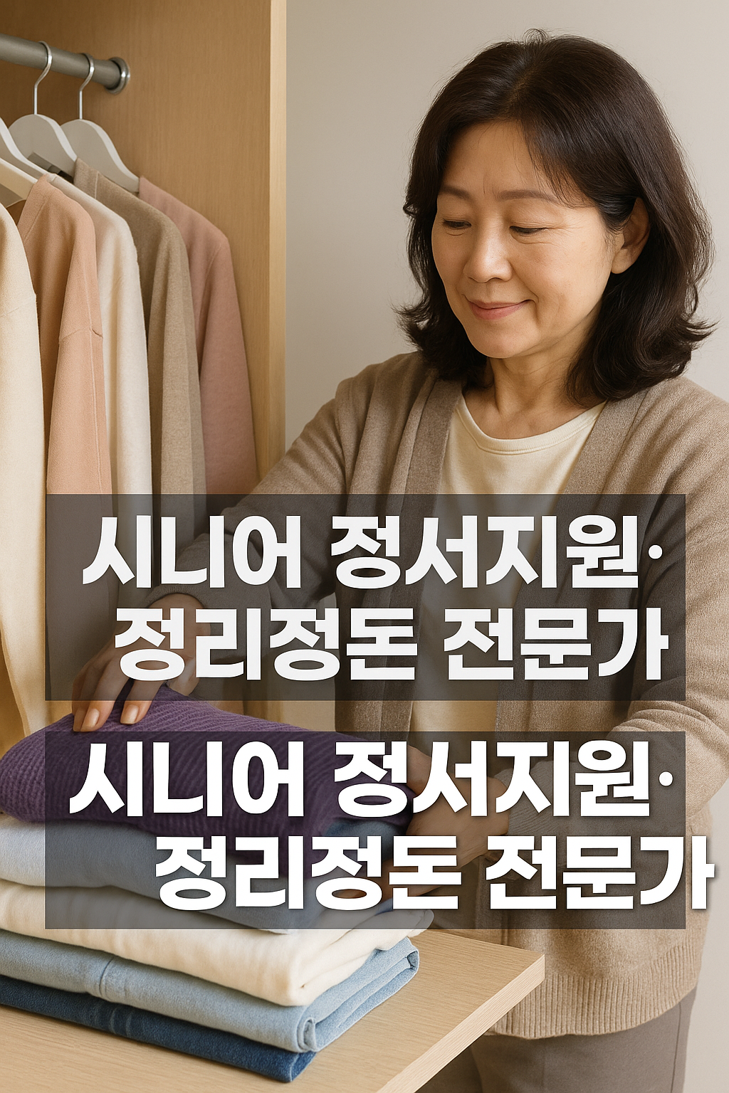 시니어 정서지원&middot;정리정돈 전문가