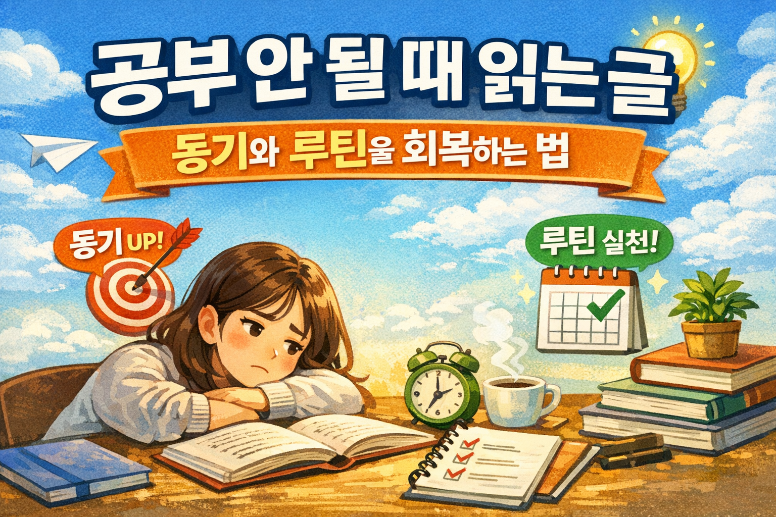 공부 안 될 때 읽는 글